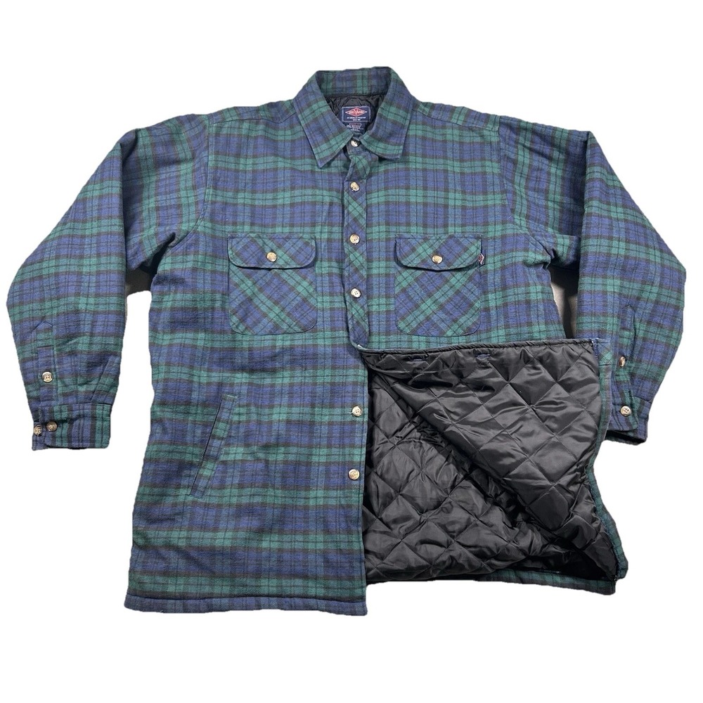 Vintage Big Yank Flannel Shirt Mens XL Lined Heavy Thick Button Utility Workwear
